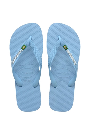 Havaianas, Brasil Logo Klipklapper, Blue Lavender / White
